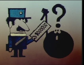 Electric cartoons - ... and always at the head of everyone is ... saving energy