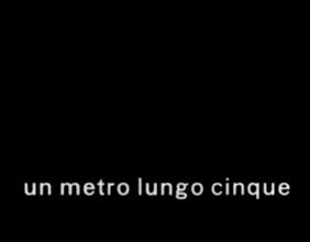 Un metro lungo cinque