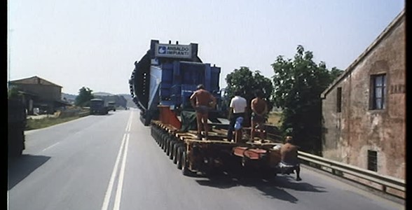 Trasporto su strada contenitore reattore nucleare Montalto di Castro Alto Lazio