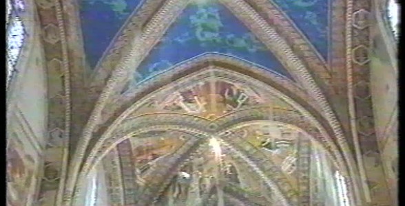 Crollo della Volta Assisi in diretta (Umbria TV)